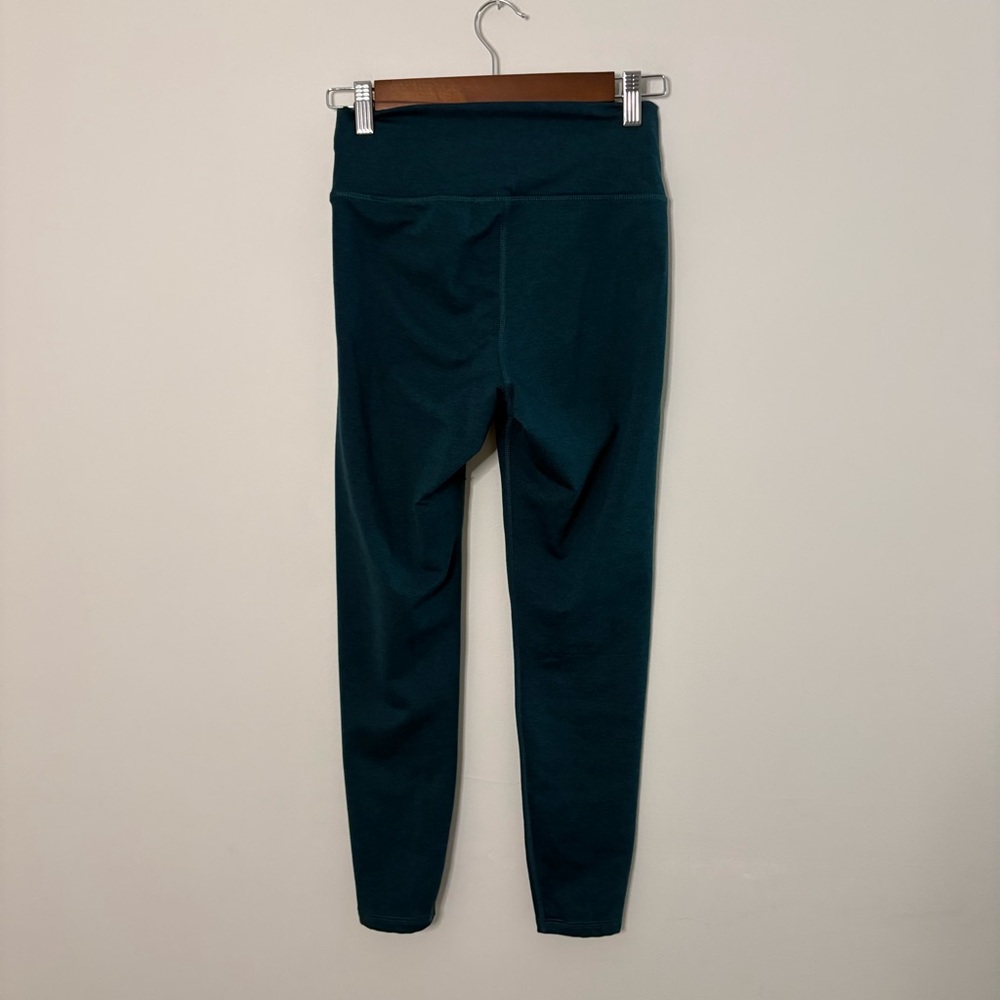 Old Navy Women’s Small Cloudcomfy Green Leggings High Rise fall cozy - Picture 2 of 7